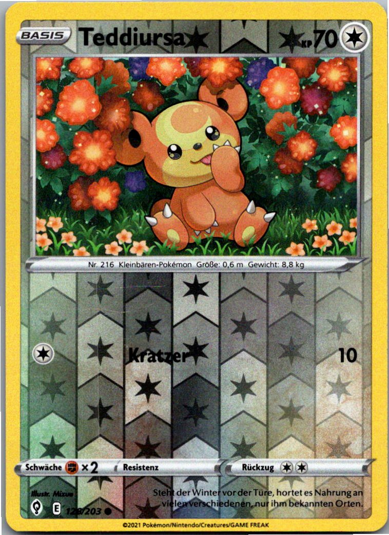 Teddiursa 126/203 Drachenwandel – Vorderseite