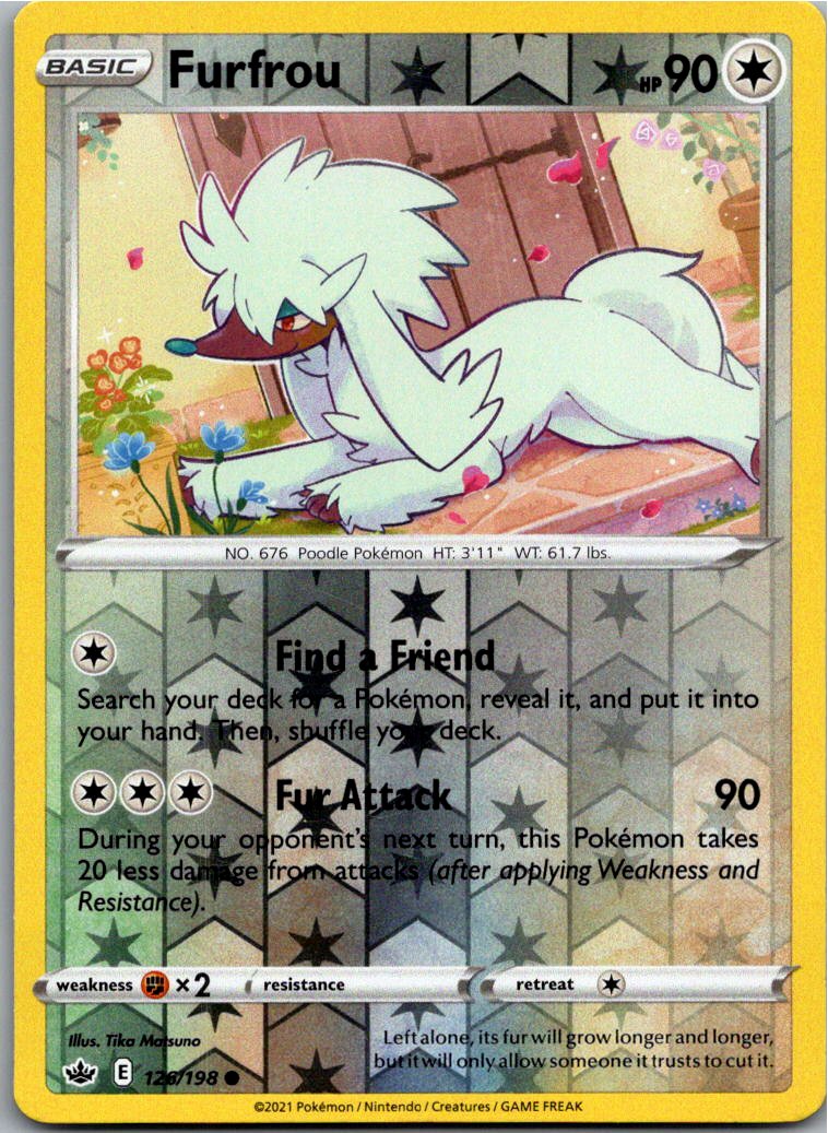 Furfrou Coiffwaff 126/198 Schaurige Herrschaft – Vorderseite