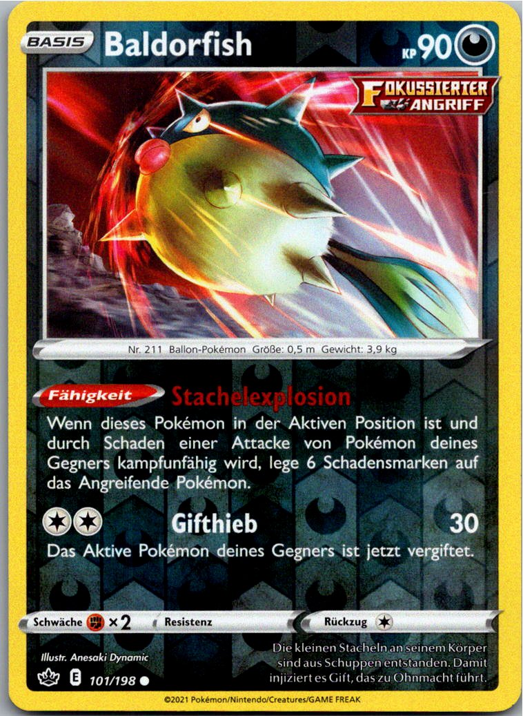 Baldorfish 101/198 Schaurige Herrschaft – Vorderseite