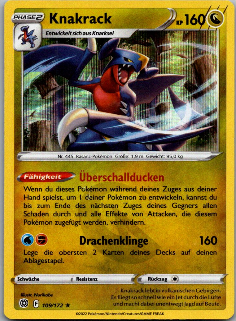 Knakrack 109/172 Strahlende Sterne – Vorderseite