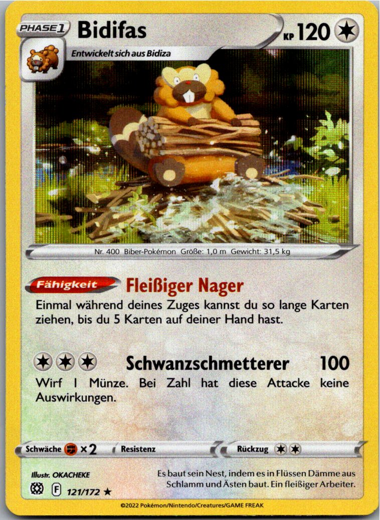 Bidifas 121/172 Strahlende Sterne – Vorderseite