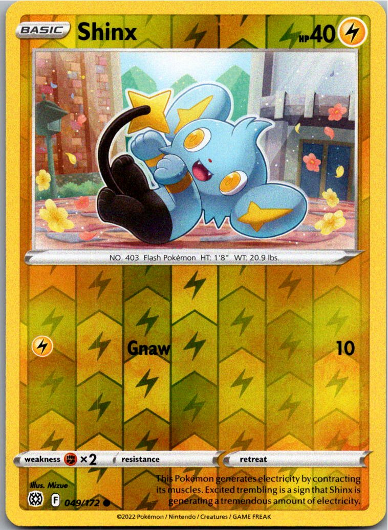 Shinx Sheinux 049/172 Strahlende Sterne – Vorderseite
