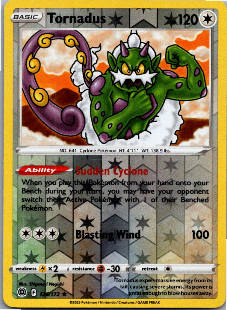 Tornadus Boreos 126/172 Strahlende Sterne – Vorderseite