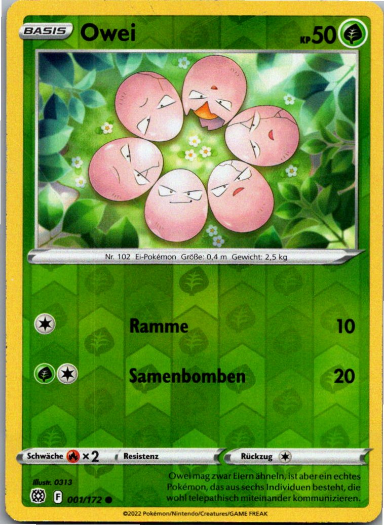 Owei 001/172 Strahlende Sterne – Vorderseite