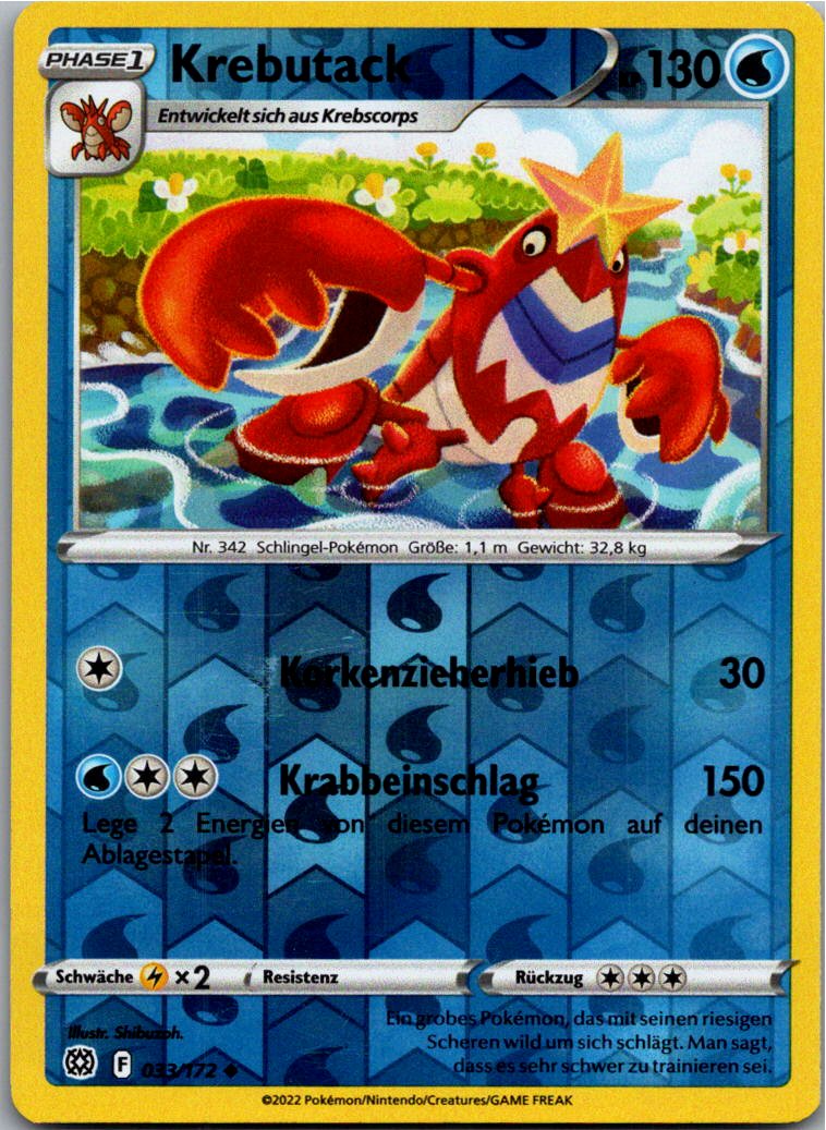 Krebutack 033/172 Strahlende Sterne – Vorderseite