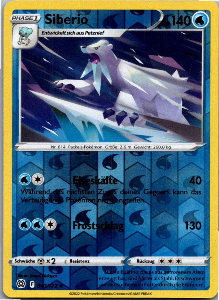 Siberio 043/172 Strahlende Sterne – Vorderseite