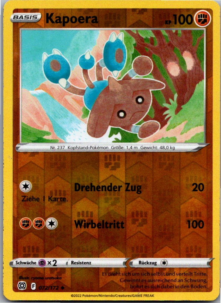 Kapoera 072/172 Strahlende Sterne – Vorderseite