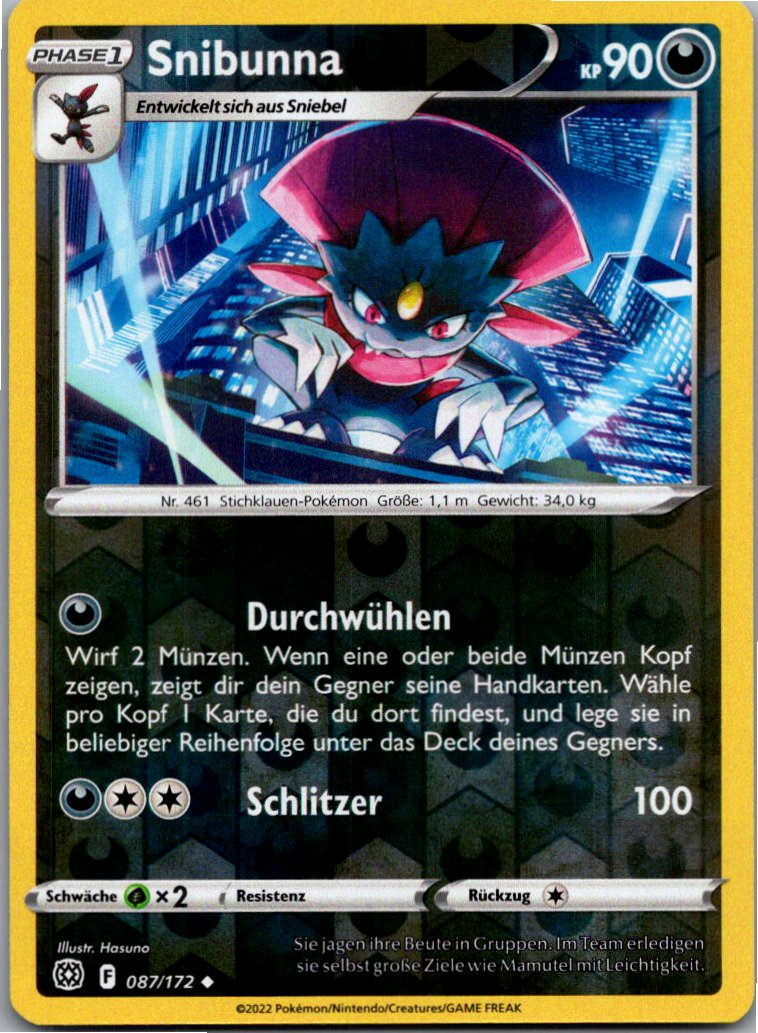 Snibunna 087/172 Strahlende Sterne – Vorderseite
