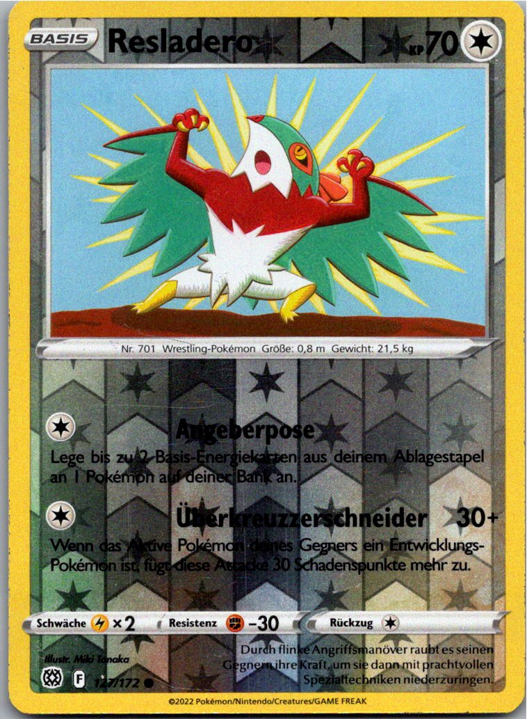 Resladero 127/172 Strahlende Sterne – Vorderseite