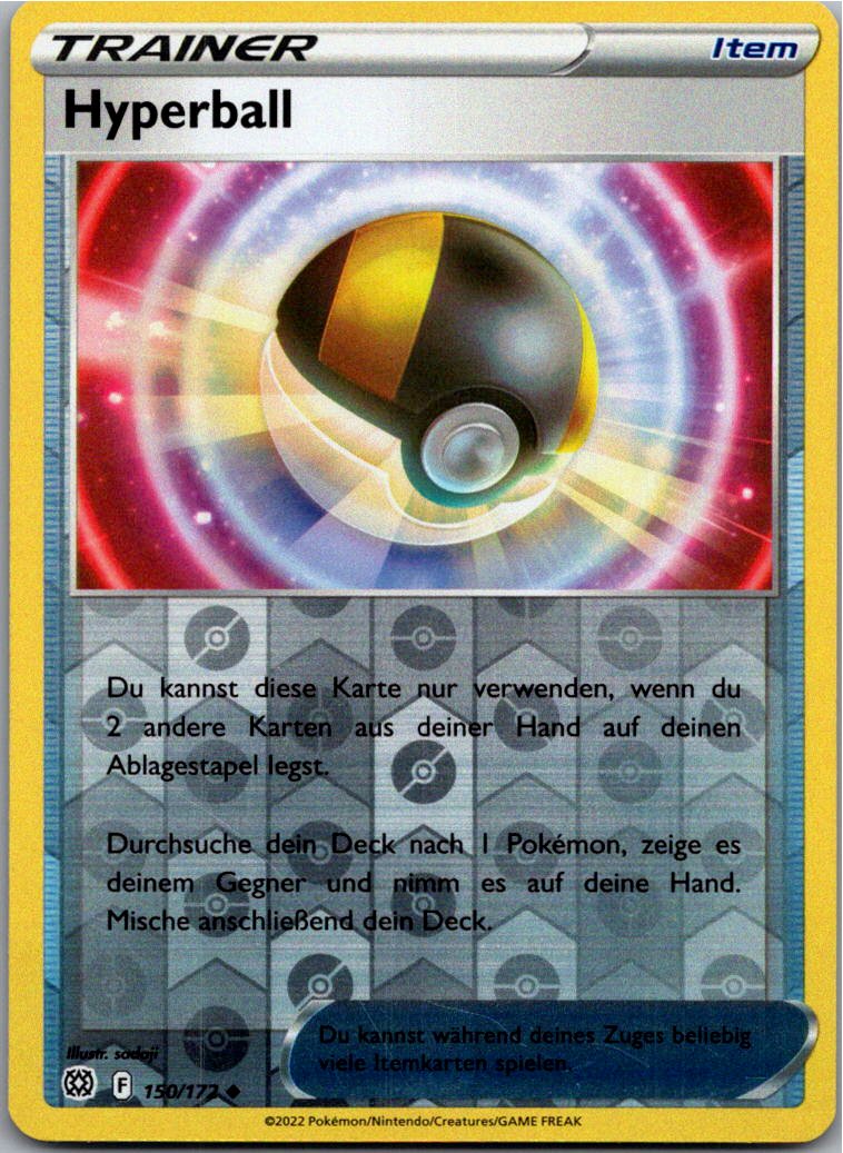 Hyperball 150/172 Strahlende Sterne – Vorderseite