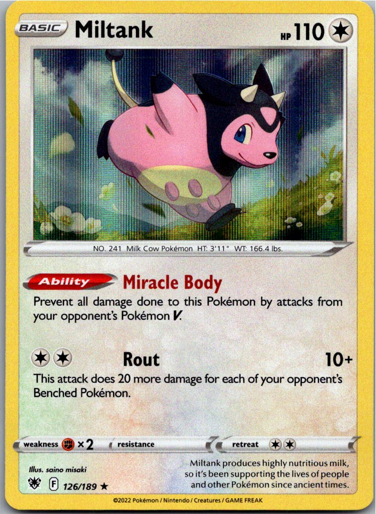 Miltank 126/189 Astralglanz – Vorderseite