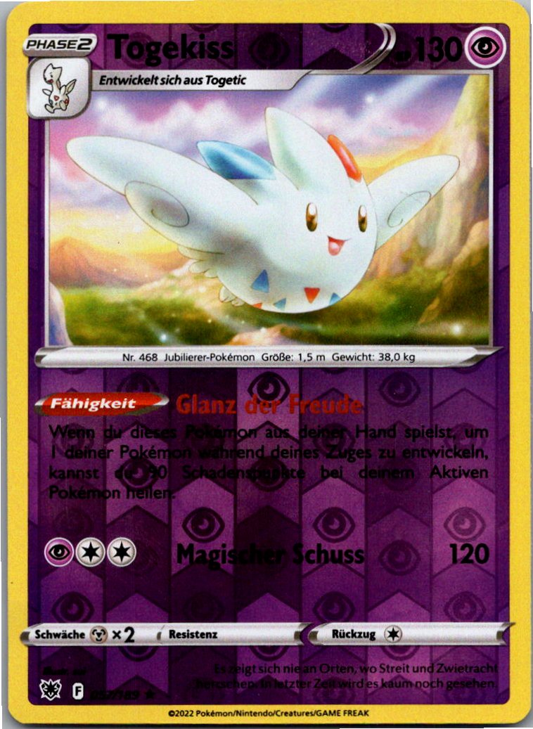 Togekiss 057/189 Astralglanz – Vorderseite