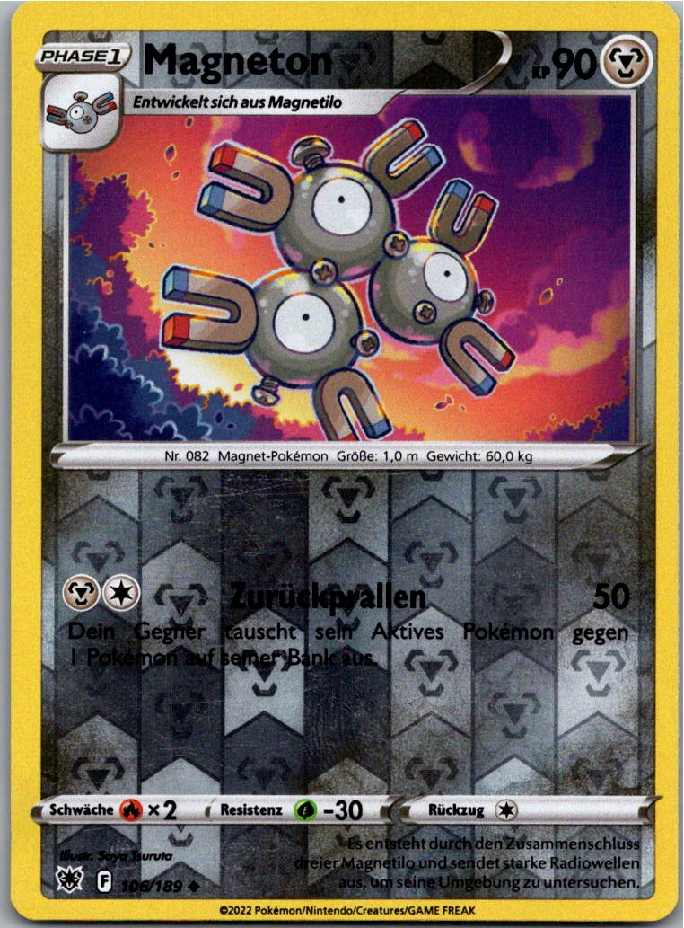 Magneton 106/189 Astralglanz – Vorderseite
