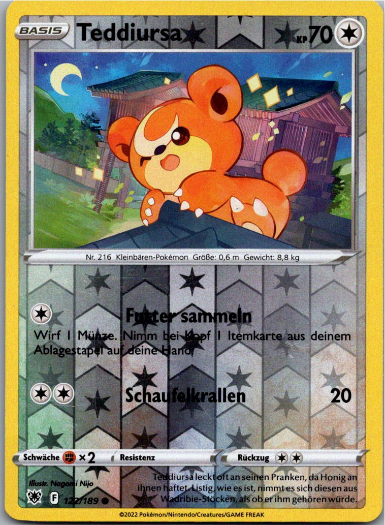 Teddiursa 122/189 Astralglanz – Vorderseite