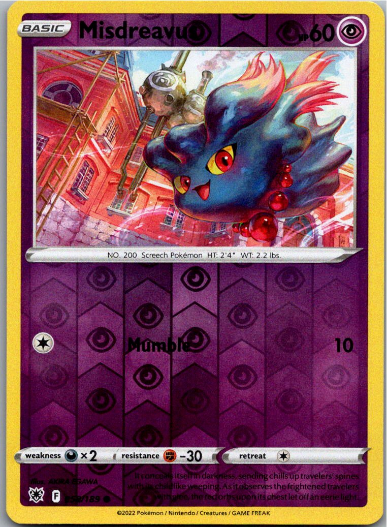 Misdreavus 058/189 Astralglanz – Vorderseite
