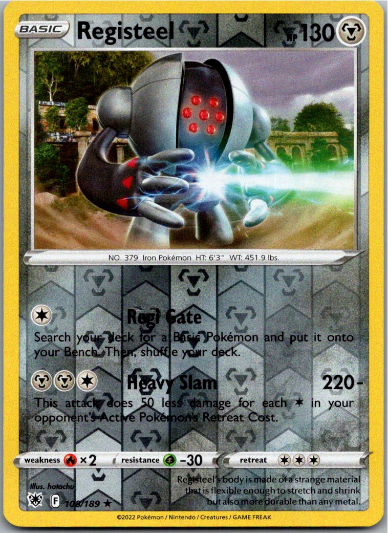 Registeel 108/189 Astralglanz – Vorderseite
