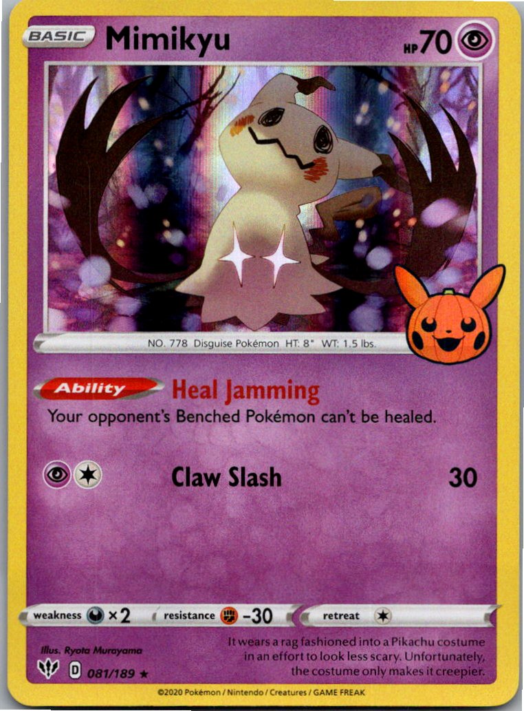 Mimikyu Mimigma 081/189 Flammende Finsternis – Vorderseite