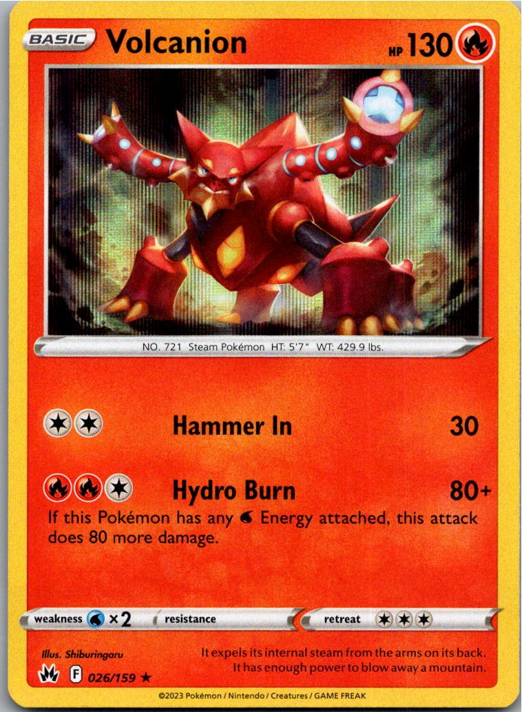 Volcanion 026/159 Zenit der Könige – Vorderseite