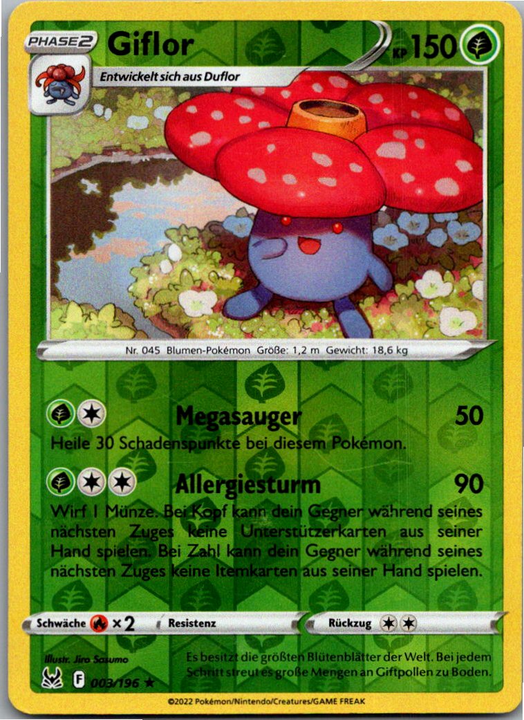 Giflor 003/196 Verlorener Ursprung – Vorderseite