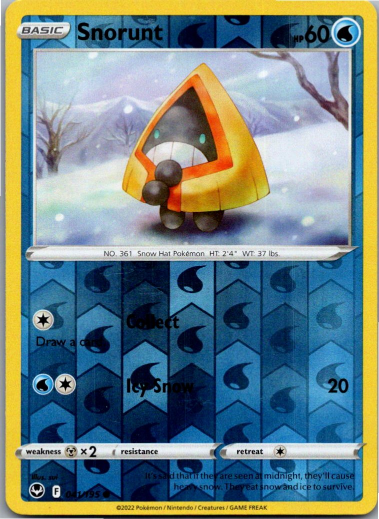 Snorunt Schneppke 041/195 Silberne Sturmwinde – Vorderseite