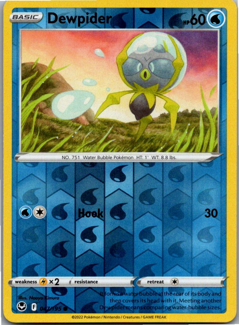 Dewpider Araqua 047/195 Silberne Sturmwinde – Vorderseite