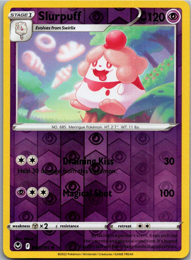 Slurpuff Sabbaione 084/195 Silberne Sturmwinde – Vorderseite