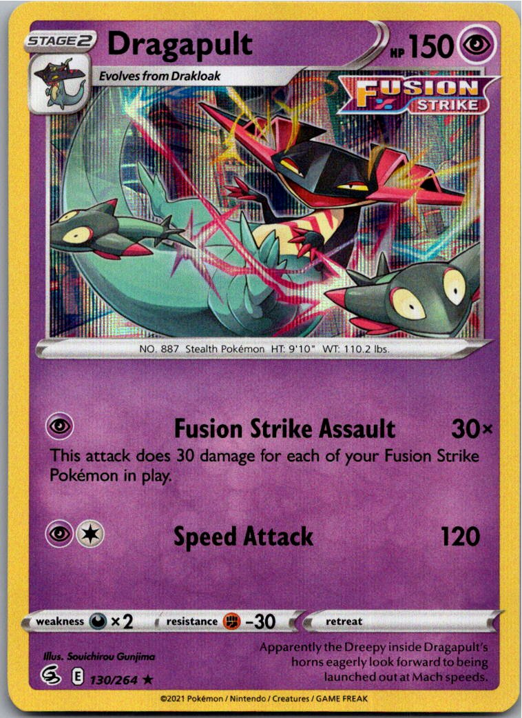 Dragapult Katapuldra 130/264 Fusionsangriff – Vorderseite