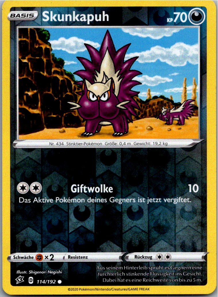 Skunkapuh 114/192 Clash der Rebellen – Vorderseite