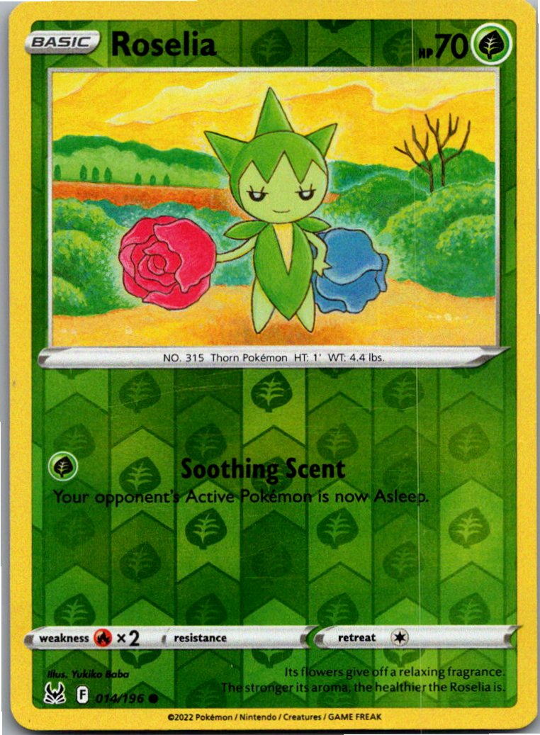 Roselia 014/196 Verlorener Ursprung – Vorderseite