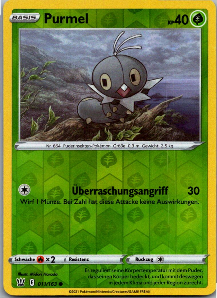 Purmel 011/163 Kampfstile – Vorderseite