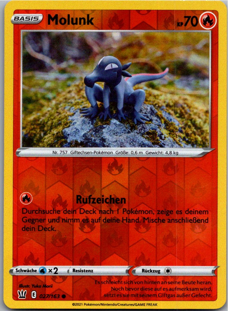 Molunk 027/163 Kampfstile – Vorderseite
