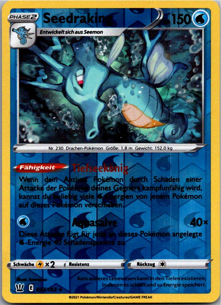Seedraking 033/163 Kampfstile – Vorderseite