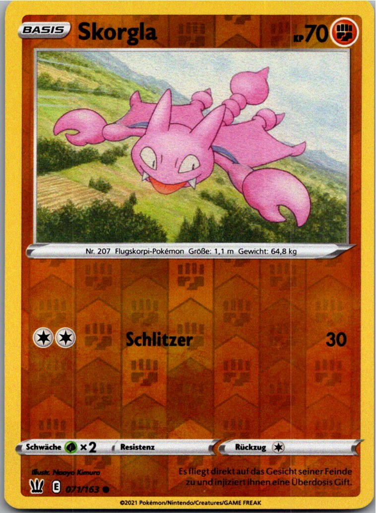 Skorgla 071/163 Kampfstile – Vorderseite