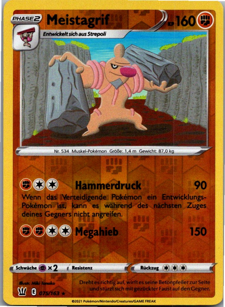 Meistagrif 075/163 Kampfstile – Vorderseite