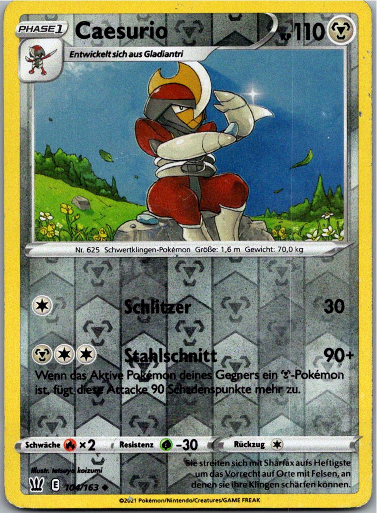 Caesurio 104/163 Kampfstile – Vorderseite