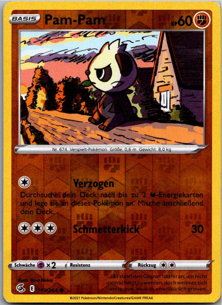 Pam-Pam 149/264 Fusionsangriff – Vorderseite