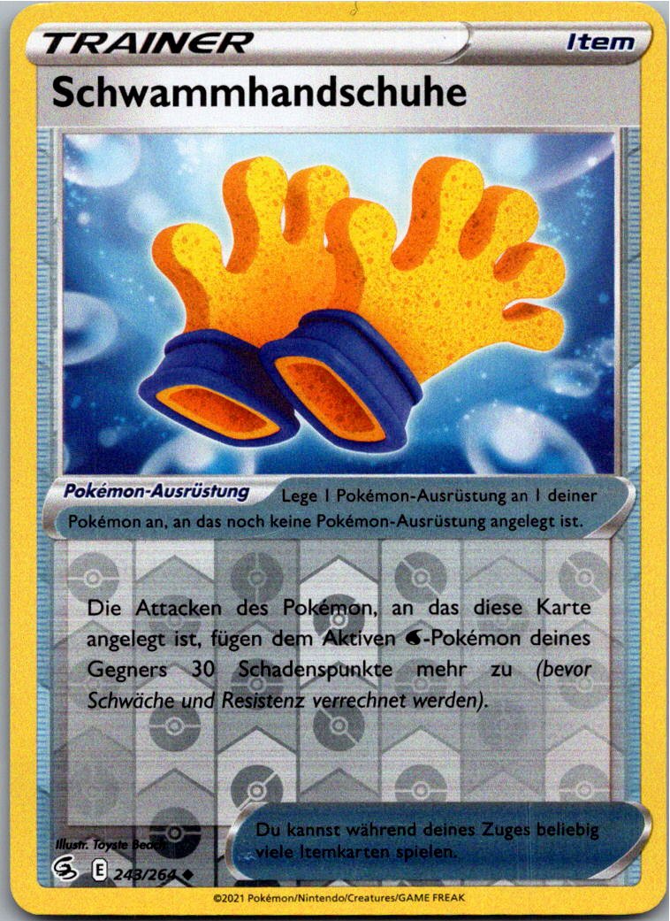 Schwammhandschuhe 243/264 Fusionsangriff – Vorderseite