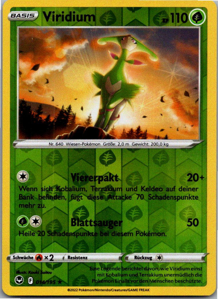 Viridium 014/195 Silberne Sturmwinde – Vorderseite