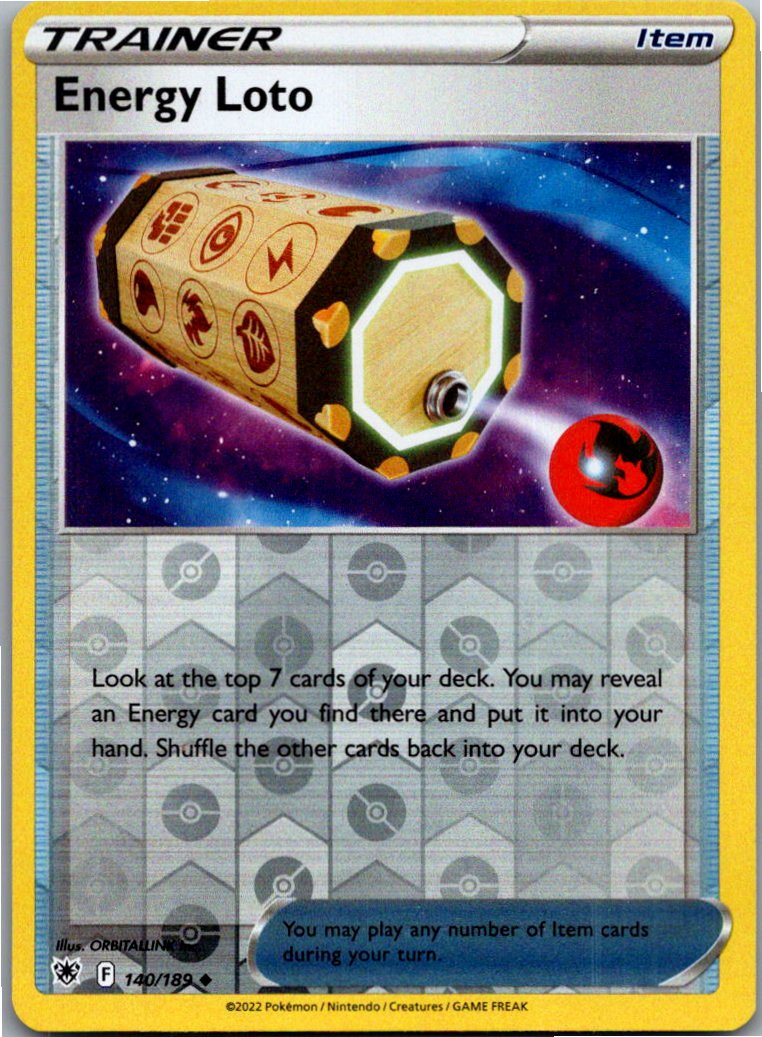Energy Loto 140/189 Astralglanz – Vorderseite