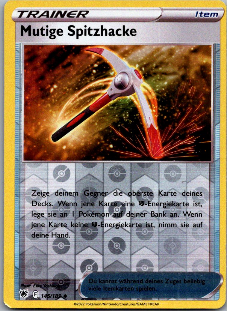 Mutige Spitzhacke 145/189 Astralglanz – Vorderseite