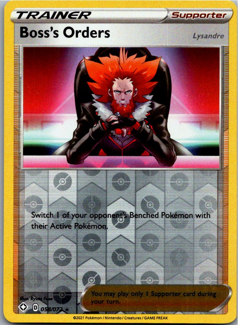 Boss's Orders (Lysandre) 058/072 Glänzendes Schicksal – Vorderseite