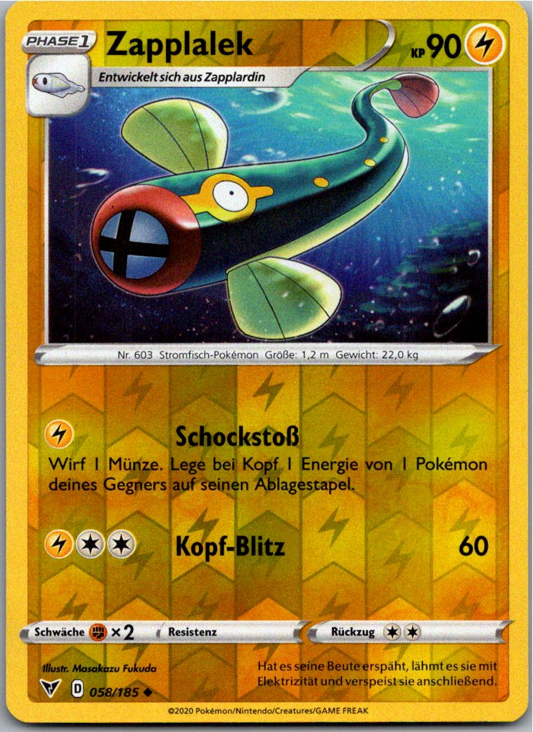 Zapplalek 058/185 Farbenschock – Vorderseite