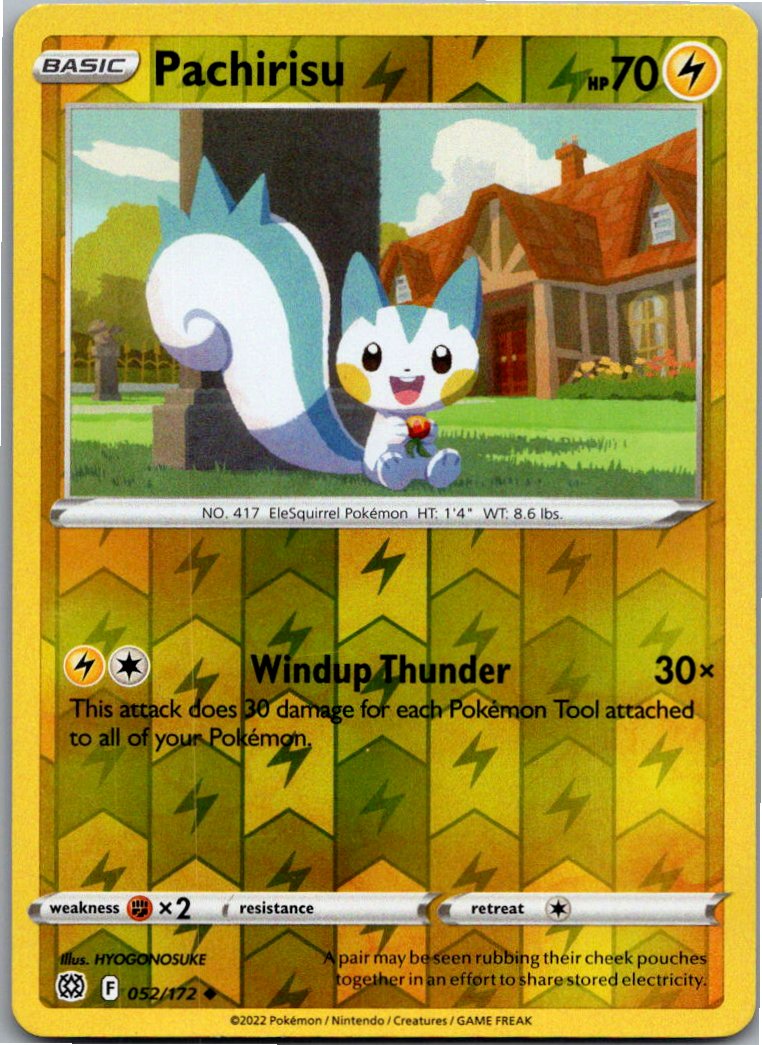 Pachirisu 052/172 Strahlende Sterne – Vorderseite