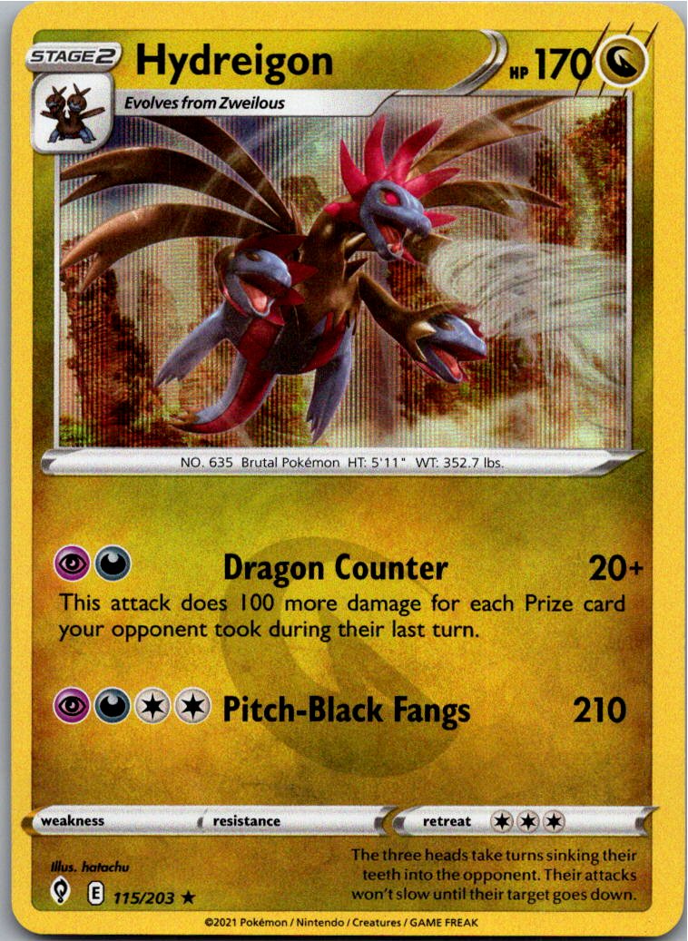 Hydreigon Trikephalo 115/203 Drachenwandel – Vorderseite