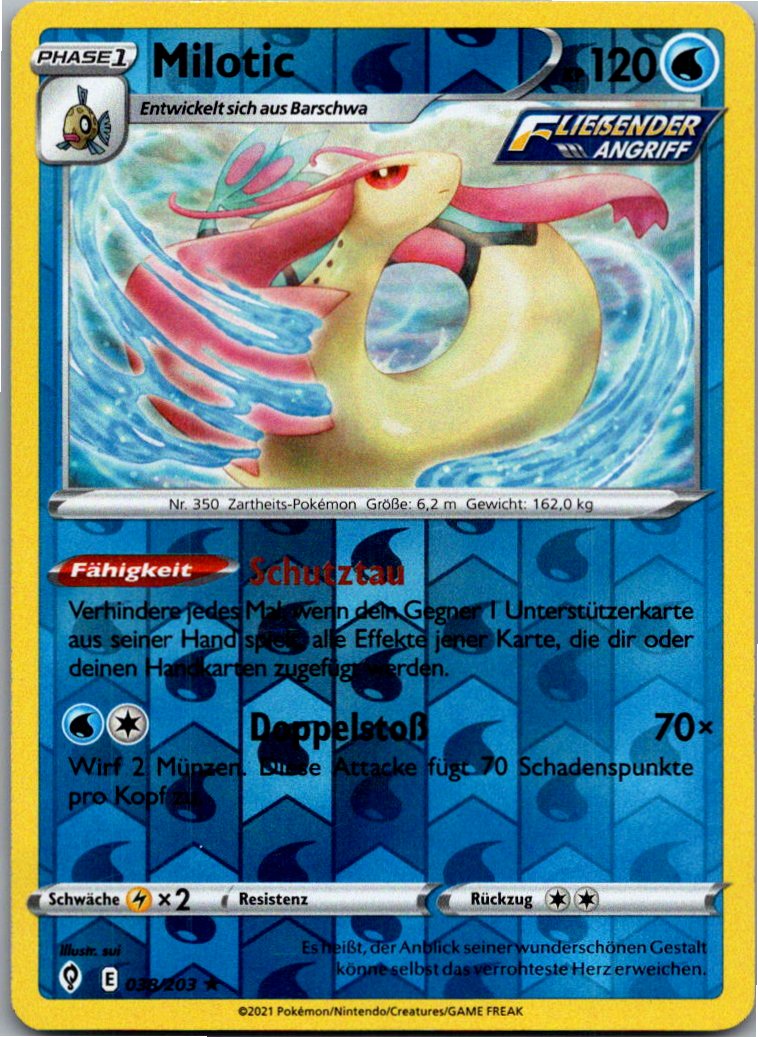 Milotic 038/203 Drachenwandel – Vorderseite