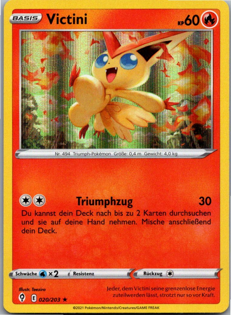 Victini 020/203 Drachenwandel – Vorderseite