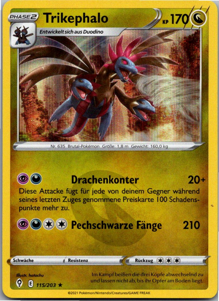 Trikephalo 115/203 Drachenwandel – Vorderseite