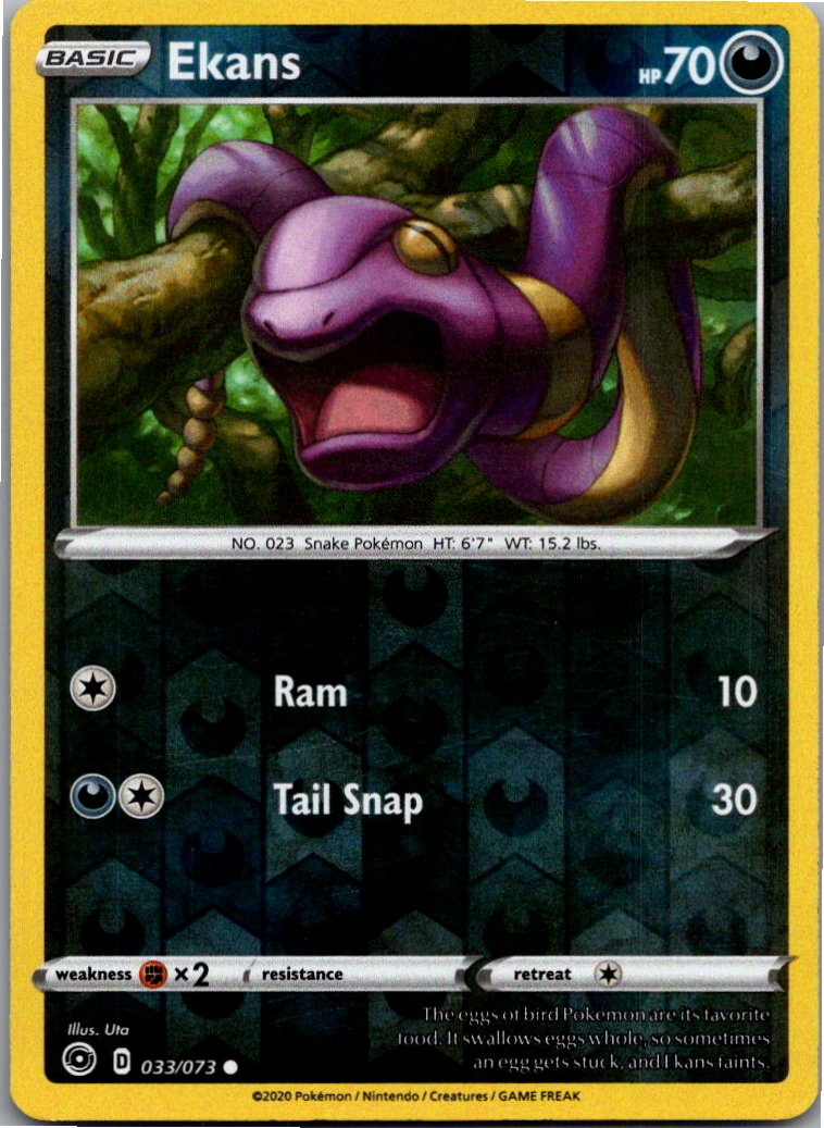 Ekans Rettan 033/073 Weg des Champs – Vorderseite
