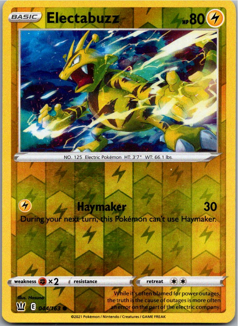 Electabuzz Elektek 044/163 Kampfstile – Vorderseite
