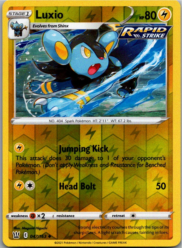 Luxio 047/163 Kampfstile – Vorderseite